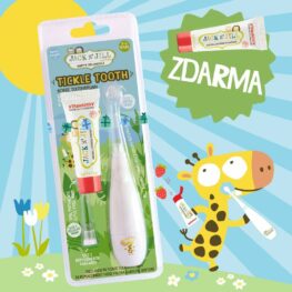TICKLE TOOTH LED Sonický zubní kartáček 0–6 let